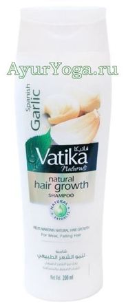        (Vatika Natural Hair Growth Shampoo - Spanish Garlic)