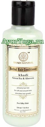  -  -    (Khadi Herbal Hair Conditioner - Green Tea & Aloe Vera)