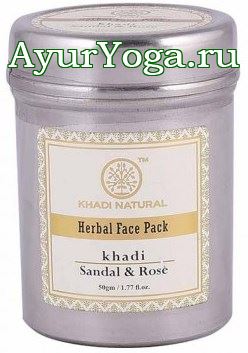 - -     (Khadi Sandal & Rose Face Pack)
