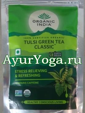  -   (Organic India Tulsi Green tea)