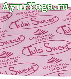 -   (Organic India Tulsi Sweet tea)