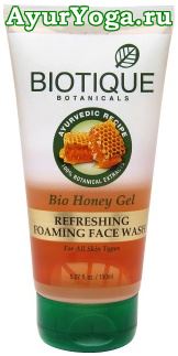  - " ̸" (Biotique Bio Honey Gel Refreshing Foaming Face Wash)