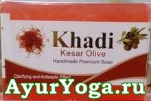 -   (Khadi Kesar-Olive Soap)