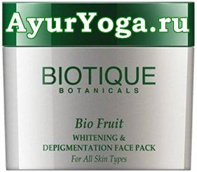    " " (Biotique Bio Fruit Whitening & Depigmentation Face Pack)