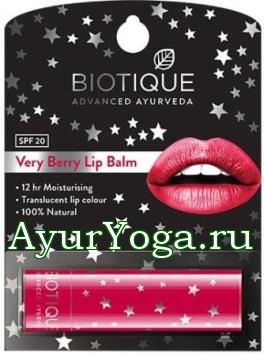 Лесная Ягода - Бальзам для губ (Biotique Very Berry Lip balm SPF-20)