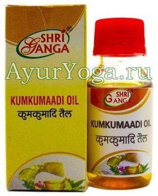 Кумкумади масло Шри Ганга (Shri Ganga Kumkumadi Oil)