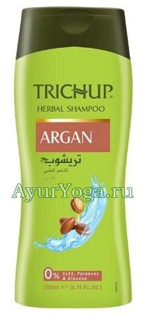 Шампунь Тричуп с аргановым маслом (Trichup Herbal Shampoo - Argan)