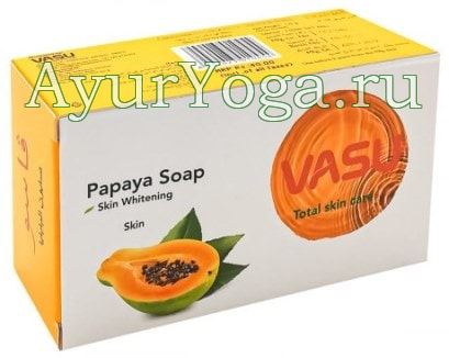 Папайя мыло Васу (Vasu Papaya Soap)