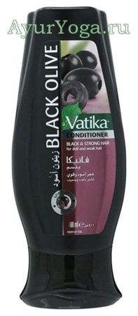 Укрепляющий кондиционер с Черной Оливой (Vatika Black Olive Strengthening Conditioner)