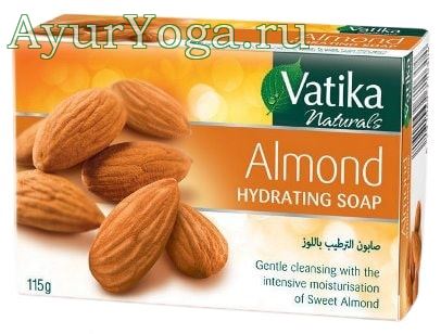 Миндальное мыло Ватика (Vatika Almond Hydrating Soap)