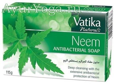 Ним Ватика мыло (Vatika Neem Antibacterial Soap)
