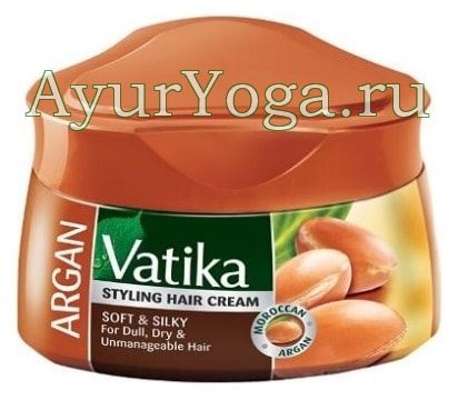       (Vatika Soft & Silky Hair Cream - Argan)