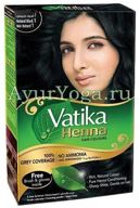 Хна-Краска для волос "Черная" (Vatika Henna Hair Colours - Natural Black-1)
