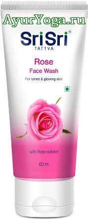 Роза - гель для умывания (Sri Sri Tattva Rose Face Wash)