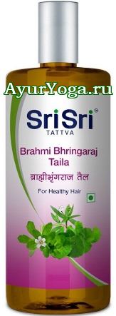 Брами-Брингарадж - масло для волос (Sri Sri Tattva Brahmi & Bhringaraj Taila)