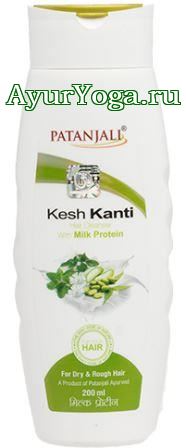 Кеш Канти Шампунь "Молочный протеин" (Patanjali Kesh Kanti Hair Cleanser with Milk Protein)