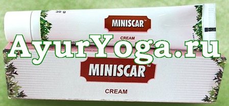Минискар крем - от Растяжек, Шрамов и Рубцов (Charak Miniscar cream)