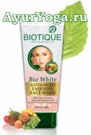 Гель для умывания "Био Белизна" (Biotique Bio White - Advanced Fairness Face Wash)
