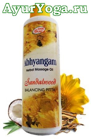   "" (Shri Ganga Abhyangam Sandalwood-Pitta Massage Oil)