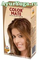 Крем - Краска для волос "Золотистый каштан" тон 7.34 (Color Mate Hair Cream-Golden Brown)