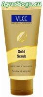 Очищающий Скраб для лица с Золотом 24 карата (VLCC Gold Polishing Face Scrub)
