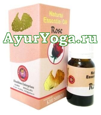 Роза - Эфирное масло (Khushboo Rose essential oil / Rosa damascena)
