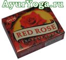 Красная Роза - Конусные благовония (Hem Red Rose cones)