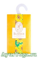 Лето - Сухой ароматизатор для гардероба (Summer) 28 г, 11х18 см