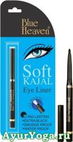 Натуральная сурьма подводка - карандаш (Blue Heaven Soft Kajal / Eye Liner)