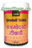 Аджмодади таблетки (Lion Ajmodadi tablets Shree Narnarayan)
