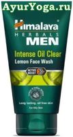 Мужской Очищающий гель для умывания лица (Himalaya Men Intense Oil Clear Lemon Face Wash)