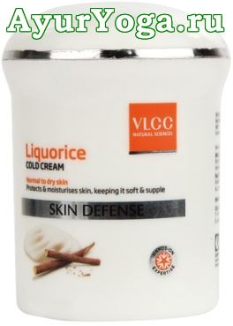 Лакрица - Зимний крем для лица (VLCC Liquorice Cold Cream)