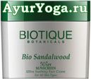   "   SPF-50+"  (Biotique Bio Sandalwood Face Cream - 50+ SPF Sunscreen)