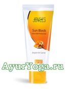 Инжир-Морковь - Солнцезащитный крем для лица (Jovees Sun Block - SPF 45)