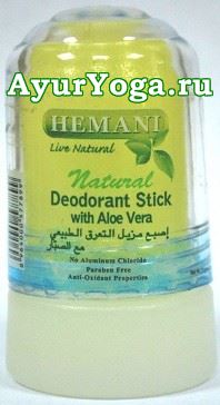 -  " " (Hemani Natural Deodorant Stick with Aloe Vera)