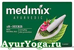 Медимикс мыло "18 аюрведических трав" Классик (Medimix Ayurvedic Soap - 18 Herb)