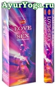 Эротическая Любовь - ароматические палочки (Hem Love & Sex)
