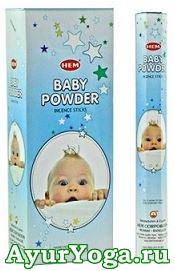Детская присыпка - благовония палочки (Hem Baby Powder)