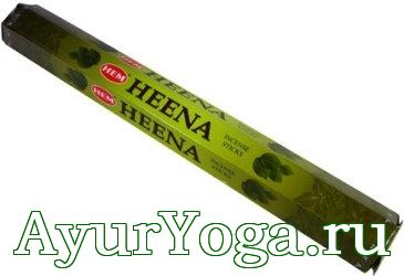 Хна - аромапалочки (Hem Heena incense sticks)