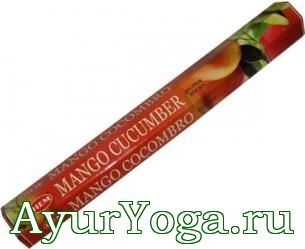 Манго-Огурец - благовония палочки (Hem Mango-Cucumber)
