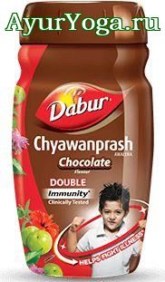 Чаванпраш Дабур Шоколад (Dabur Chyawanprash - Chocolate)