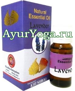 Лаванда - Эфирное масло (Khushboo Lavender essential oil / Lavandula officinalis)